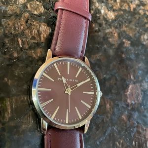 Perry Ellis burgundy men’s watch